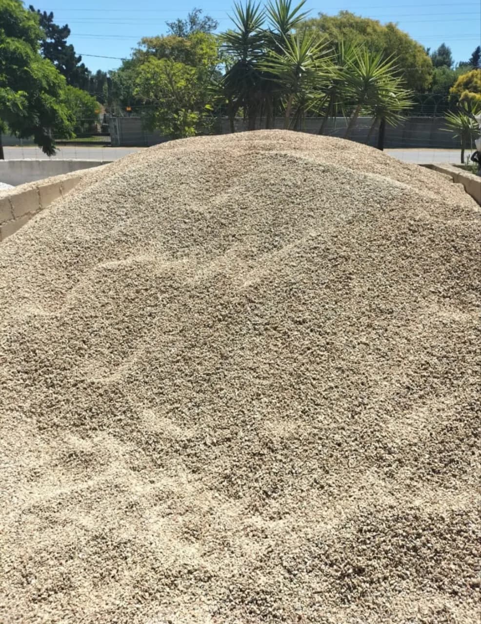 Close-up of grey gravel